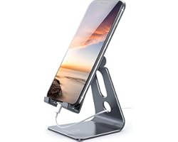 Phone Stand, Lamicall Adjustable Phone Dock - Universal Stand, Cradle, Holder Compatible with iPhone 12 Mini, 12 Pro Max, 11 