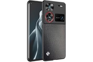 HAFFAN Etui ochronne na telefon komórkowy zaprojektowane do Nubia Z60 Ultra/Leading Version/Edycja fotograficzna (6,8"), styl sztucznej skóry - Kevlar