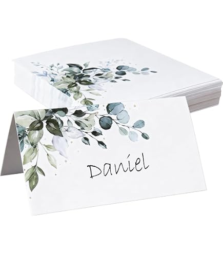 EinsSein 50 Segnaposto A Cuore Oro Con Albero Della Vita, Per Matrimonio, Battesimo, Comunione, Feste
