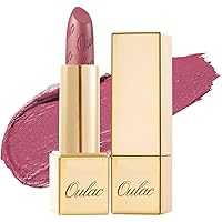 Oulac Rossetto Metallizzato Lucido, Rossetto Rosa Altamente Pigmentato, Lucentezza 3D, Rossetto Lunga Durata, Formula Cremosa