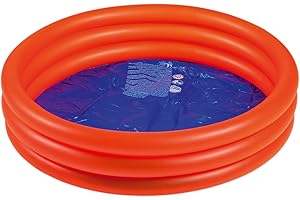 ‎SMART-PLANET Smart-Planet Baby Pool - Mini Kinder Planschbecken 100cm Kleiner Pool zum Baden für Babys und Kleinkinder - Aufblasbarer Swimmingpool zum Planschen
