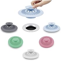 3 Tappi Universali In Silicone Per Scarico Vasca E Lavandino, Diametro 11,5 Cm, Antiodore E A Prova Di Perdite