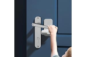 Fhlbestyu Lot de 2/4/6 verrous à levier de porte pour enfants, serrure de porte portable, sécurité enfant, sécurité de fenêtre, four, sécurité des animaux domestiques, verrous de sécurité pour bébé,