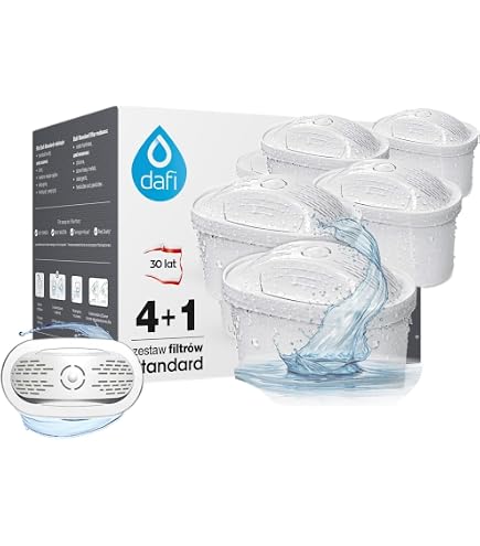 Dafi Caraffa Filtrante In Vetro 2L Con Sensore LED – Riduce Calcare E Cloro, Senza BPA