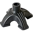 Carex Self Standing Cane Tip, Sturdy Non-Slip Rubber, Stabilizing Four Pronged Cane Tip, Quad Cane Base Won't Scuff Floors, Adds Stability to Your Walking Cane