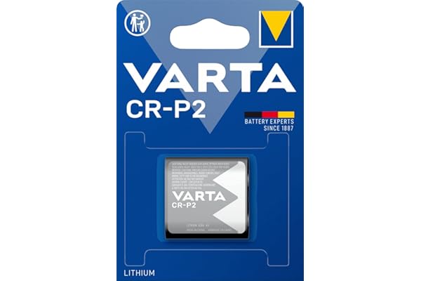 Varta Pila de litio Professional CR P2. paquete de 1 unidad, gris