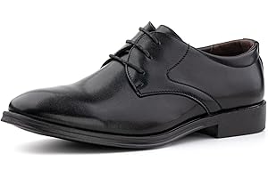 Hitmars Chaussure Derby Oxford Homme Dressing Chaussure pour Hommes Lacets Ville Costume Habillées Noir Marron Bleu 39-48