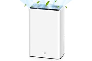 Dehumidifiers for Home, EEIEER Electric Dehumidifier and Air Purifier Mini Air Dehumidifier with 2.5L Water Tank for Damp, Mould, Moisture in Home, Kitchen,Bedroom,Caravan,Office,Bathroom,Basement