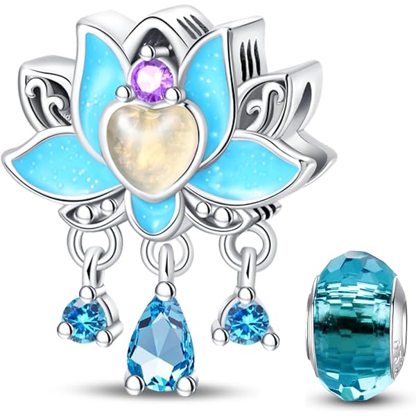 Amuefer Birthday Parents Charms pour Bracelets et Colliers, Argent Sterling Charme Saint Valentin Noël Anniversaire Bijoux Cadeaux pour Femme Fille Maman Épouse Amis, Argent sterling, Zircone cubique