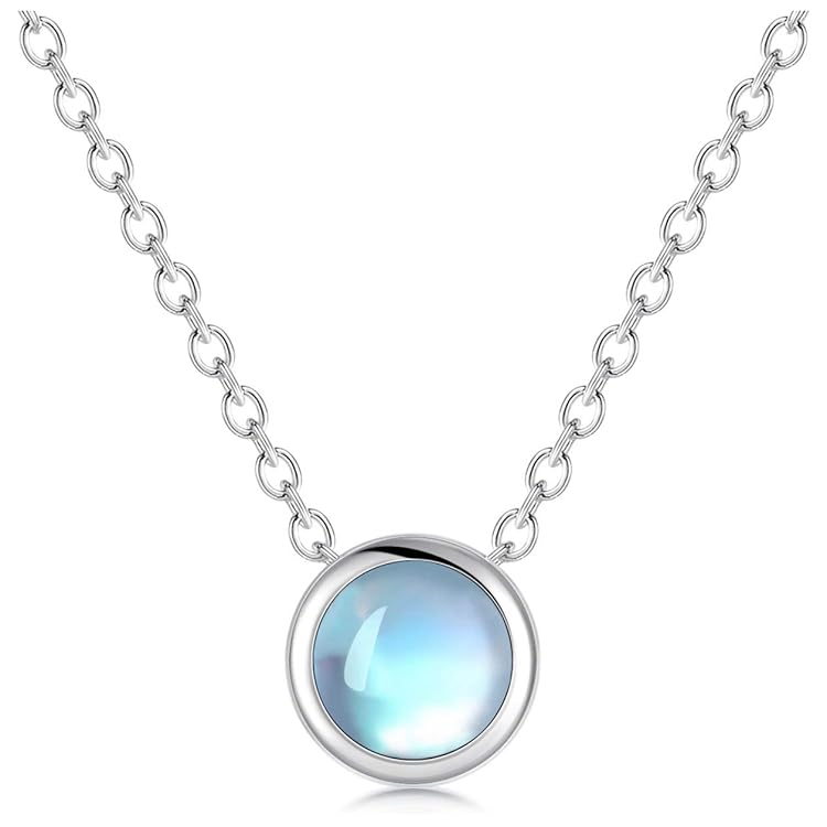 Sterling Silber 925 Anhänger Mit Mondstein (Neu (gemäss Beschreibung