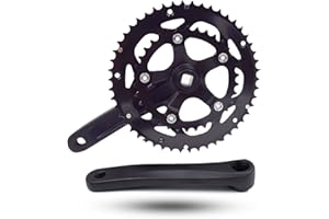 DRIFT MANIAC Bicycle Crankset 50/34T 52/42T 110BCD Square Taper for Road Treking Bike 170mm Crank Arm