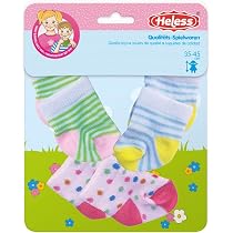 BABY Born Chaussettes Pour Poupées Jusqu'à 43cm - 2 Styles Assortis