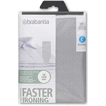 Molleton De Repassage Universel Brabantia - Viscose épaisse - Blanc - Pour Repassage Vapeur Optimal