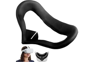 VIERONE 1 Pcs Facial Interface and Face Cover Pad for Quest 2 Sweat-Proof PU Foam Cushion Vr Headset Accessories to Meta Quest 2 Comfort Face Pad Cushion Compatible with Oculus Quest 2 Accessories