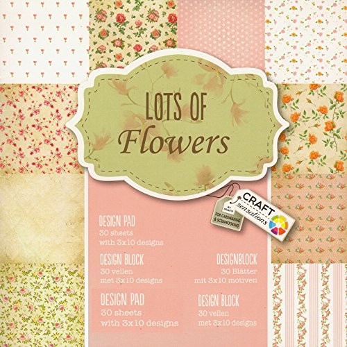 6 x Scrapbooking Papier Motivblock mit je 30 Blättern bedruckt Bastelpapier 180 Blätter 60 Designs (Set Auswahl 01) - 2