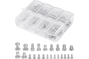 ‎NEEWER NEEWER 26PCS Kamera Schrauben Set für Fotografie Ausrüstung, umfasst 1/4" 3/8" M2 M2.5 M3 und M4 Schrauben Kompatibel mit SmallRig NEEWER Kamerakäfig,oberem Griff,Seitengriff, Stativ QR Platte, UA002