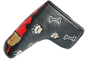 WUURAA Funda para putter de golf, funda magnética de piel sintética para palo de golf Scotty-Cameron-Odyssey Blade-Taylormade Golf Putter Cover magnética