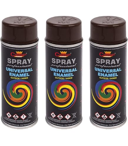 Deco Color Lackspray – 12er Sparpack, 400 Ml, Glänzend Rubinrot (RAL 3003) – Für Metall, Holz, Kunststoff