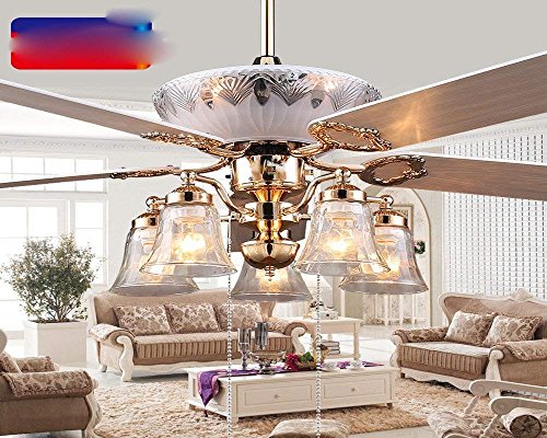 Preisvergleich Produktbild RBB Personalisierte Dekorative Beleuchtung Deckenventilator, Unsichtbarer Ventilator, Lampe, Esszimmer, Wohnzimmer, Lampe, Ventilator, Deckenventilator, Schlafzimmer, Moderne europäische Haushaltsla