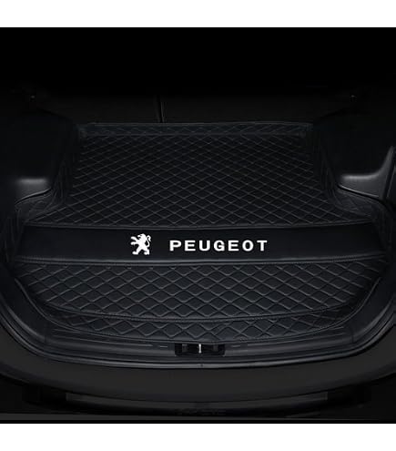 Mossa Tapis De Coffre Sur Mesure Peugeot 2008 II SUV (depuis 01/2020) – Protection Imperméable Antidérapante Pour Coffre