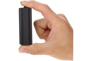 TONYSA Einstellbare Verlängerungsstange, 1/4 Zoll Schraube Gummi gepolsterte Teleskopstange für Einbeinstativ/Stabilisatoren, 7.5 cm Länge