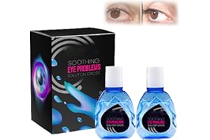 LLDYAN Attdx Gouttes De Solution Pour Les Problèmes Oculaires De Traitement, ATTDX Collyre pour les yeux secs, Gouttes oculaires hydratantes pour soulager les démangeaisons (2pcs)