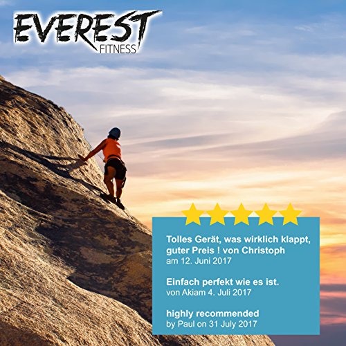 EVEREST FITNESS Profi Handgreif-Trainer für Hand- und Unterarm-Muskulatur, mit einstellbarem Widerstandsbereich | 2 Jahre Zufriedenheitsgarantie | Fingerhantel, Fingertrainer, Federgriffhantel, Handmuskeltrainer - 5