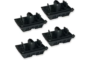 AUTOXBERT Adattatore per cric in gomma, per BMW E81 E82 E87 E90 E91 E60 E61 F10 X1 E84 51717237195 (4 pezzi)