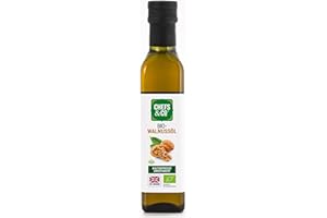 CHEFS & CO kaltgepresstes Walnussöl (unraffiniert) -250ml | leicht kaltgepresst ohne Chemie | 100% natürliche Premiumqualität | Reich an Omega-3 und Omega-6 und Phytonährstoffen | Vegan |