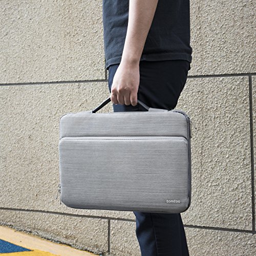 Tomtoc Surface Book/ Surface Book mit Performance Base Schutzhülle/Tragetasche für Laptops Ultrabooks Netbooks Tablets, spritzwassergeschützt, grau - 7