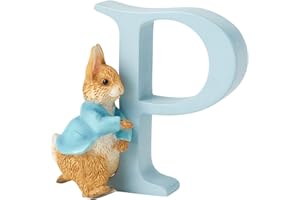 ENESCO Beatrix Potter A5008 litera alfabetu P bieganie Piotruś królik figurka