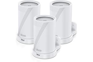 XLTTYWL® Väggfäste till TP-Link Deco WiFi 7 & 6E Router (3-Pack) | För Deco BE63/BE65/BE67/BE68/BE10000/BE11000/BE9300/BE14000 Hållbar ABS+PC. Säker och snygg design för hem och kontor