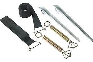 Bo-Camp – zestaw taśm burzowych – uniwersalne – klipsy – 3,5 m Bo-Camp – zestaw taśm burzowych z klipsami – 3,5 m