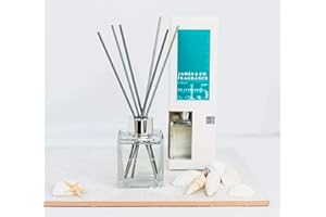 JAMES & CO FRAGRANCE James & Co No.15 Sea Salt (Sea Salt & Driftwood) 100ml Home Fragrance Reed Diffuser Set