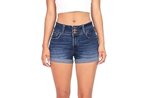 MJGkhiy Donna Jeans Pantaloncini Vita Alta Sexy Vintage Denim Shorts da Spiaggia da Surf Eleganti