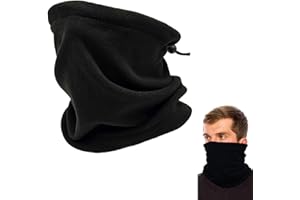 CERIOLL Cache-Cou Col Nez Hiver, Hiver Polaire Cache-cou, Cache Cou Tubulaire D'hiver, Cache-cou Tricoté Homme Et Femme, Cache Cou Polaire Chaude Moto Ski, Multifonctionnelle Tubulaire Écharpe