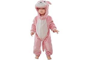 YloveM Unisex, kombinezon dla dzieci, jesień, zima, z kapturem, piżama, zwierzę, flanela, kostium cosplay, wyposażenie