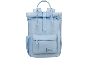 American Tourister Urban Groove UG16 - Mini Plecak 31 cm - Ergonomiczny Plecak Dzieciecy z Uchwytem na Butelke, Lekki i Wygodny - 7L - Pastelowy Niebieski
