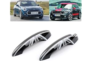 Honeyhouse Auto Außentürgriffe Türgriffabdeckung Außentürgriff-Abdeckung, Autotürgriff dekorativer Aufkleber für Mini Cooper R50/R52/R53/R55/R56/R57/R58/R59/R60/Countryman 2001-2013