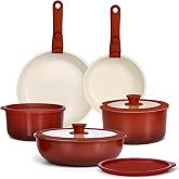 GiPP Healthy Nonstick Coating Frying Pan &amp; Pot Sets | Saucepans Induction Cooker, Removable Handle, Casseroles Suitable for A