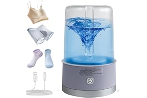 SUNHAIXIA Machine à laver portable, mini machine à laver, nettoyage en profondeur des sous-vêtements, vêtements de bébé et autres petits vêtements. Convient pour les appartements, les dortoirs (Pourpre)