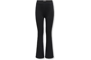 ONLY Dziewczęce legginsy KOGPAIGE rozkloszowane spodnie, czarny, 164