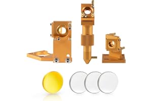 Cloudray CO2 Laser Head Set Cabezal láser de CO2 CO2 láser Cabezal accesorios para K4060 CO2 Laser Engraver Cutter (Conjunto completo con lente D12mm)