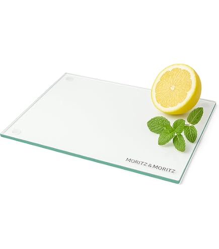 Planches à Découper En Acier Inoxydable BEHE - Lot De 2 - Hygiéniques, Antidérapantes, Sans BPA - Fabriqué En Allemagne