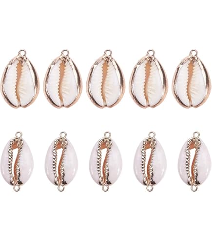 SUNNYCLUE 1 Boîte De 60 Breloques En Forme D'étoile De Mer Dorée En Alliage De Coquillages Sur Le Thème De La Vie Océanique, Animaux Marins, Plage