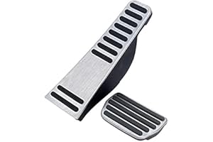 KEADSMK Für Volvo XC60 XC90 S90 V90 2018-2020, Edelstahl Auto Gaspedal Kraftstoffpedal Bremse Fußstütze Pedale Abdeckung Zubehör