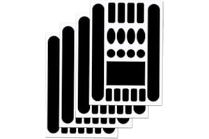 CULEB 4 Piezas Pegatina Protector de Cadena Bicicleta,Película Protectora de Cuadro Bicicleta,Adhesivo Antirayaduras para Cuadro Inferior Trasero bicicleta,Pegatinas de Película Protectora Bicicleta