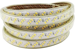 puntoluceled MATASSA BOBINA 1M 5M 10M 20M 30M 50M 100M MT METRI TRIPLO LED 2835 STRISCIA IMPERMEABILE ESTERNO LUCE BIANCA FREDDA BIANCO FREDDO (30)