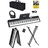 Midex PLX-120BK-ST Katlanır Taşınabilir Dijital Piyano Tuş Hassasiyetli Full Set