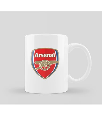 Mug Arsenal FC Officiel - Cadeau De Noël, Anniversaire - Céramique 11 Fl Oz